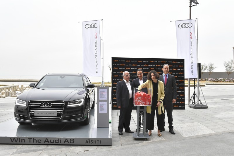 Aishti Announces Winner of the Audi A8 Car